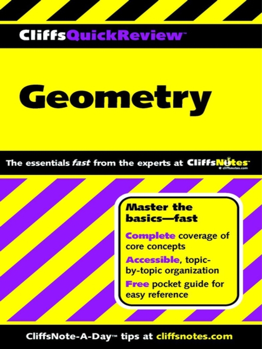 Title details for CliffsQuickReview Geometry by Edward Kohn - Available